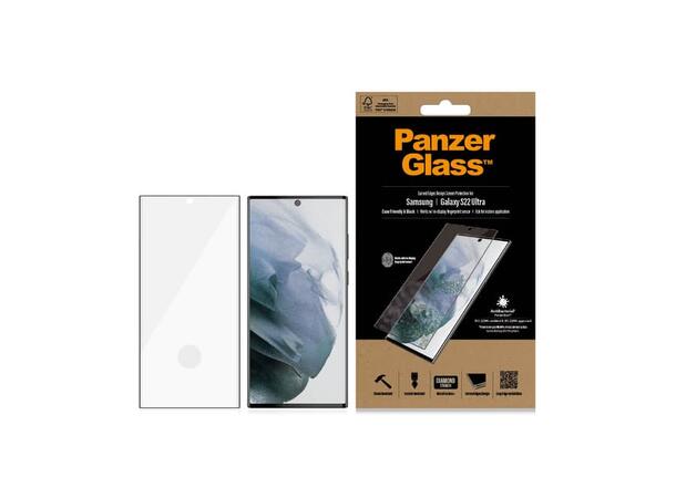 PanzerGlass SAM S22 Ultra Curved Black PanzerGlass S22 Ultra 