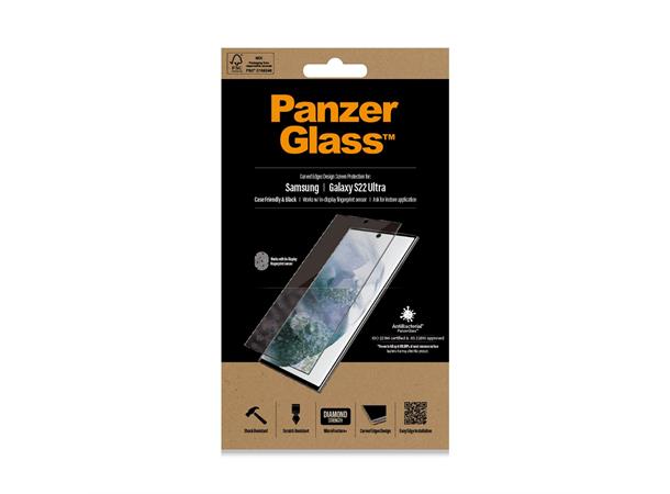 PanzerGlass SAM S22 Ultra Curved Black PanzerGlass S22 Ultra 