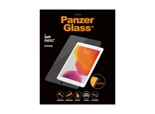 PanzerGlass iPad (2021) Clear Glass Skje For 9., 8. og 7. generasjon iPad 10,2 