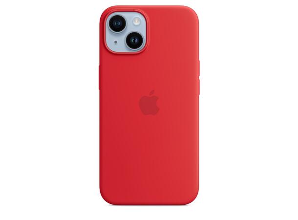 Apple 14 Plus Silikondeksel  MagS Rød Deksel til iPhone 14 Plus 