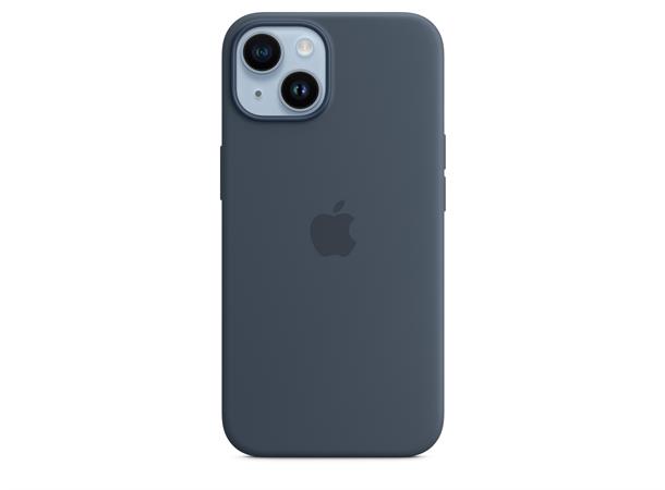 Apple 14 Plus Silikondeksel MagS Blå Deksel til iPhone 14 Plus 