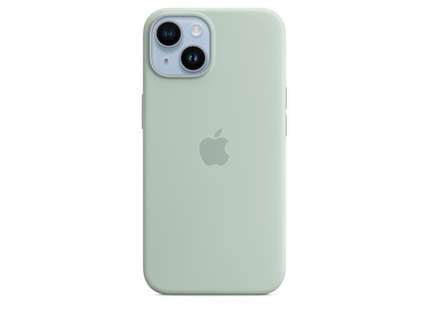 Apple 14 Plus Silikondeksel Sølvrosett Deksel til iPhone 14 Plus 