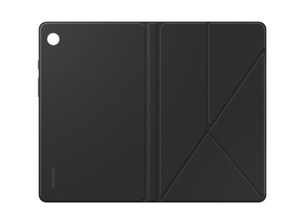 Samsung Galaxy Tab A9 Book Cover Sort Flipdeksel, slankt design med stativfunk 