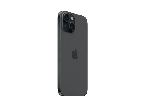iPhone 15 128GB Sort OBS! Leveres uten vegglader 