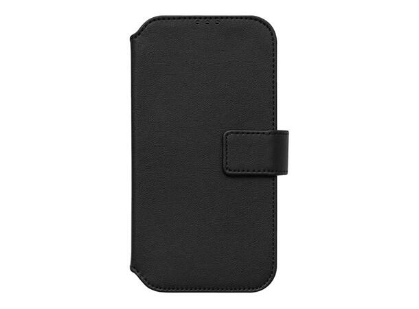 KEY Unstad Wallet  Sort IP15 Pro Passer til iPhone 15 Pro 