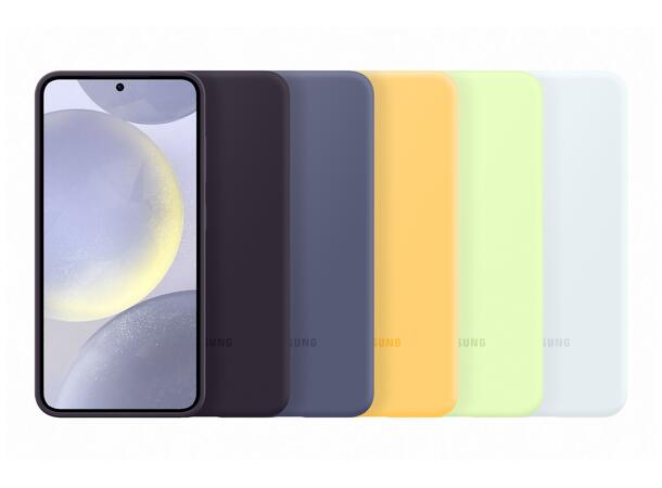 Samsung S24 Silikondeksel Gul Passer til Samsung S24 