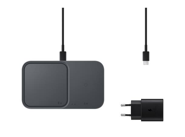 Samsung Trådløs Duolader m/kabel Trådløs ladeplate fra Samsung 