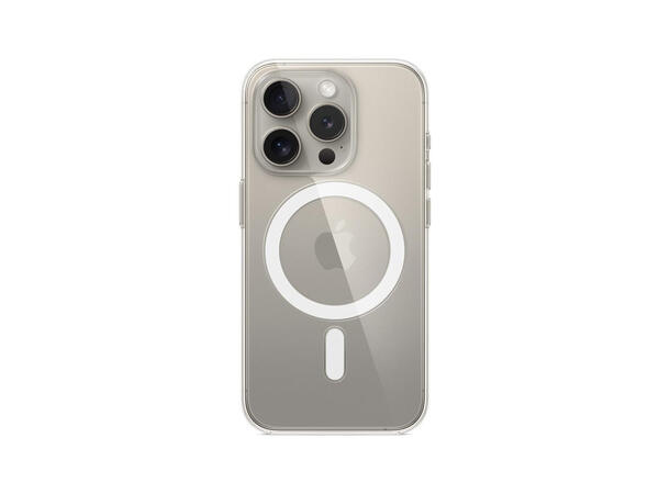 iPhone 15 Pro Max MagS Klart Deksel MagSafe til iPhone 