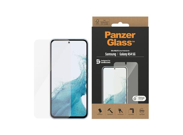 PanzerGlass Galaxy A54 Skjermbeskytter Herdet glass, antibakteriell, heldekkend 