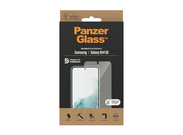 PanzerGlass Galaxy A54 Skjermbeskytter Herdet glass, antibakteriell, heldekkend 