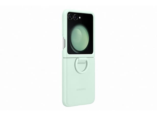 Samsung Silicone Case Ring Flip 5 Grønn 