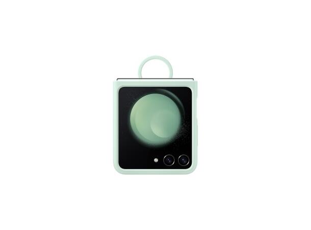 Samsung Silicone Case Ring Flip 5 Grønn 