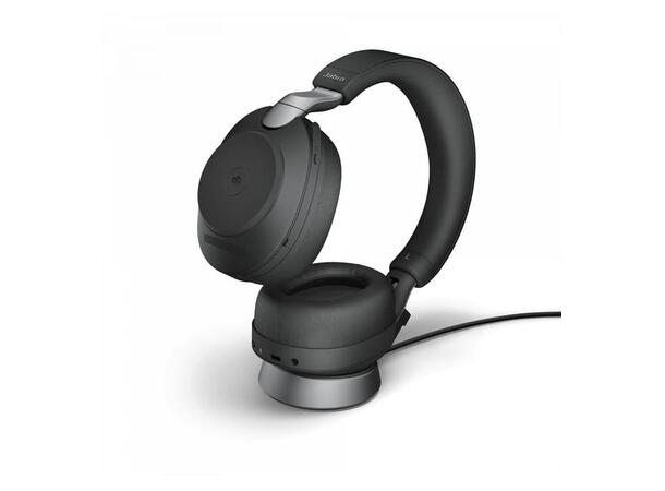 Jabra Evolve2 85 MS with Stand Headset USB-C via Bluetooth-adapter MS 