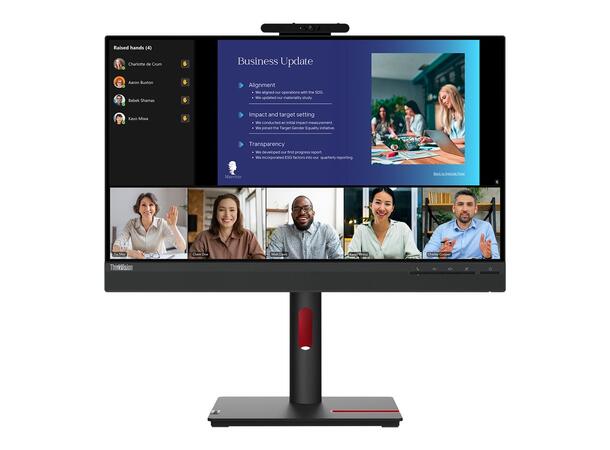 Lenovo T24v-30 23.8inch VGA HDMI DP USB IPS 1920x1080 16:9 250cd/m2 VGA HDMI 