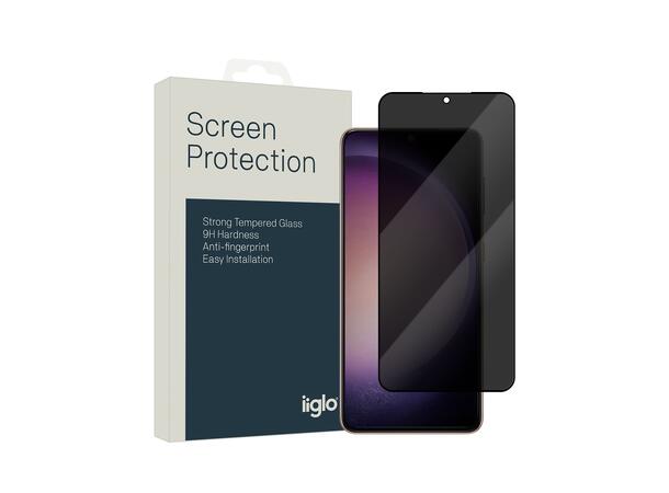 iiglo Galaxy S23 Privacy Skjermbeskytter Passer til Samsung S24 