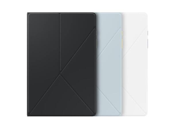 Samsung Tab A9+ Book Cover Hvit Flip-deksel, slankt design med stativfun 