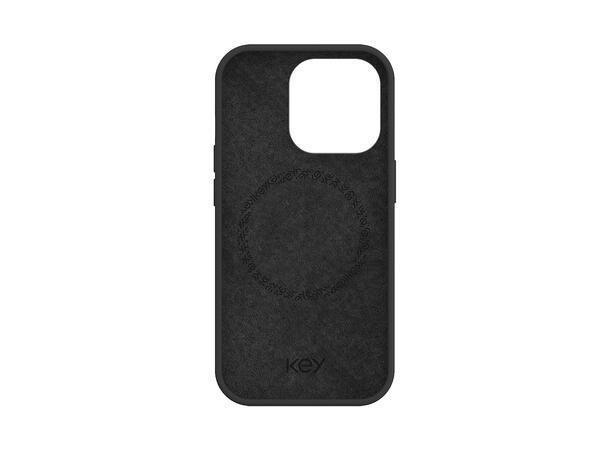 KEY Case Magsafe Sort Passer til iPhone 15 Pro 