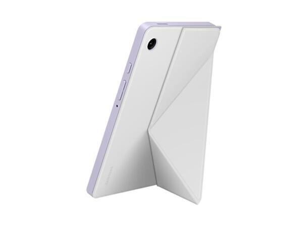 Samsung Galaxy Tab A9 Book Cover Hvit Flipdeksel, slankt design med stativfunk 