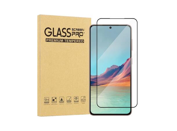 iiglo Galaxy S23 Skjermbeskytter Heldekkende, herdet glass, enkel monteri 