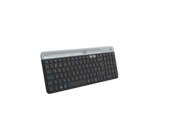Logitech K580 Slim Multi-Enhet Keyboard Unifying, bluetooth, kompakt og lydløst 