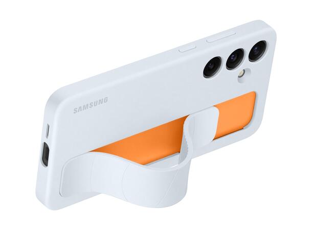 Samsung S24 Standing Grip Deksel Hvit Passer til Samsung S24 