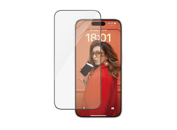 PanzerGlass IP15 Pro Herdet glass, Ultra wide fit 