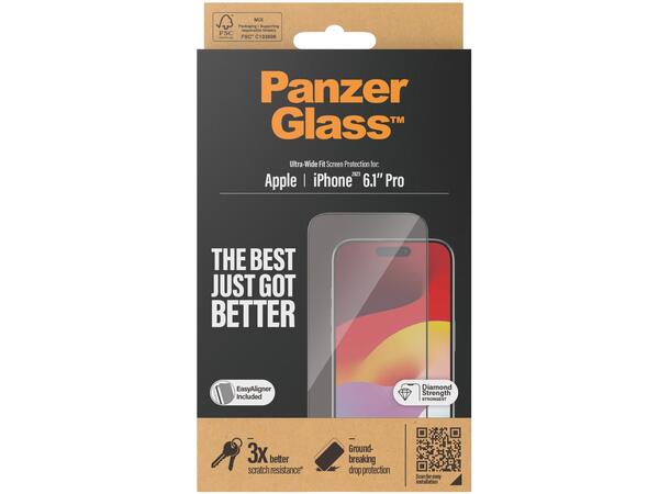 PanzerGlass IP15 Pro iPhone 15 Pro 