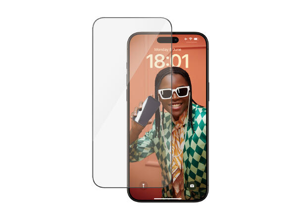 PanzerGlass  Skjermbeskytter 15 Pro Max Passer til iPhone 15 Pro Max 