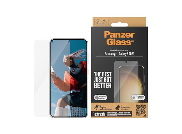 Panzerglass S24 Passer til Samsung S24 