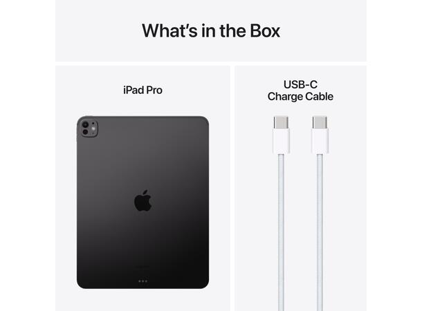 Apple iPad Pro 13 256GB 5G Grå 7. gen, 13" Ultra Retina XDR-skjerm (275 